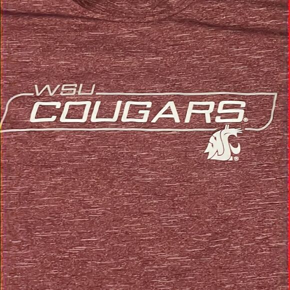 Champion - WSU Cougars - Short-Sleeved - T-Shirt - 100% Polyester - XL - Picture 2 of 6